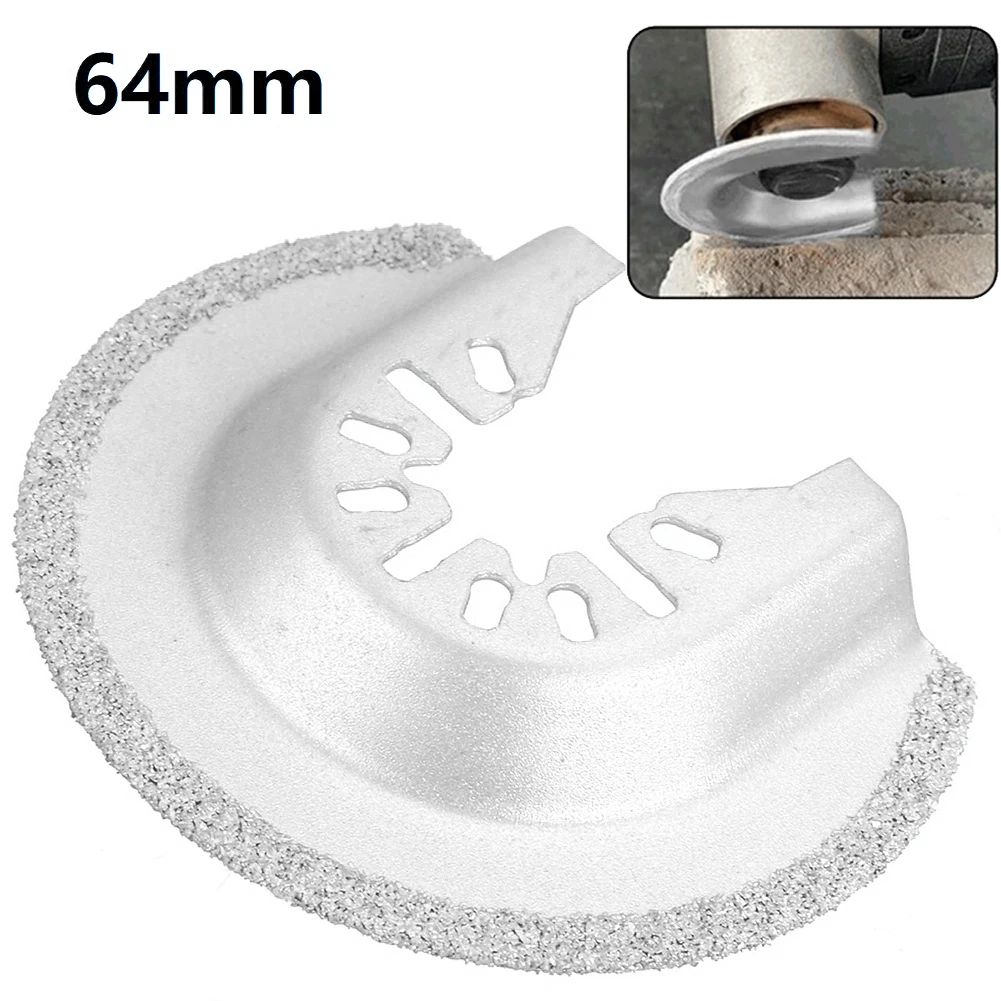 

Multi Tools Multi Saw Blade Workshop 64mm Cutting Disc Oscillating Saw Blade Quick Release Renovator House Silver Brand New