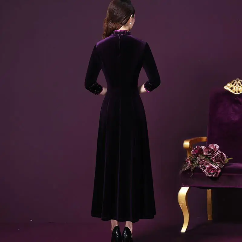 Новое модное женское вечернее платье свободная длинная юбка роскошное со
