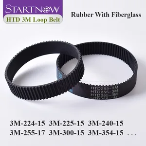 Ремень ГРМ HTD 3M-255-15, периметр 225, 267, 300, 324, 384, 519 мм, индивидуальная ширина 8, 9, 10, 15, 17 мм