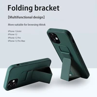 wrist strap square silicone case for iphone 12 11 pro x xs max 13mini xr 7 8 plus se2020 shockproof camera protection back cover