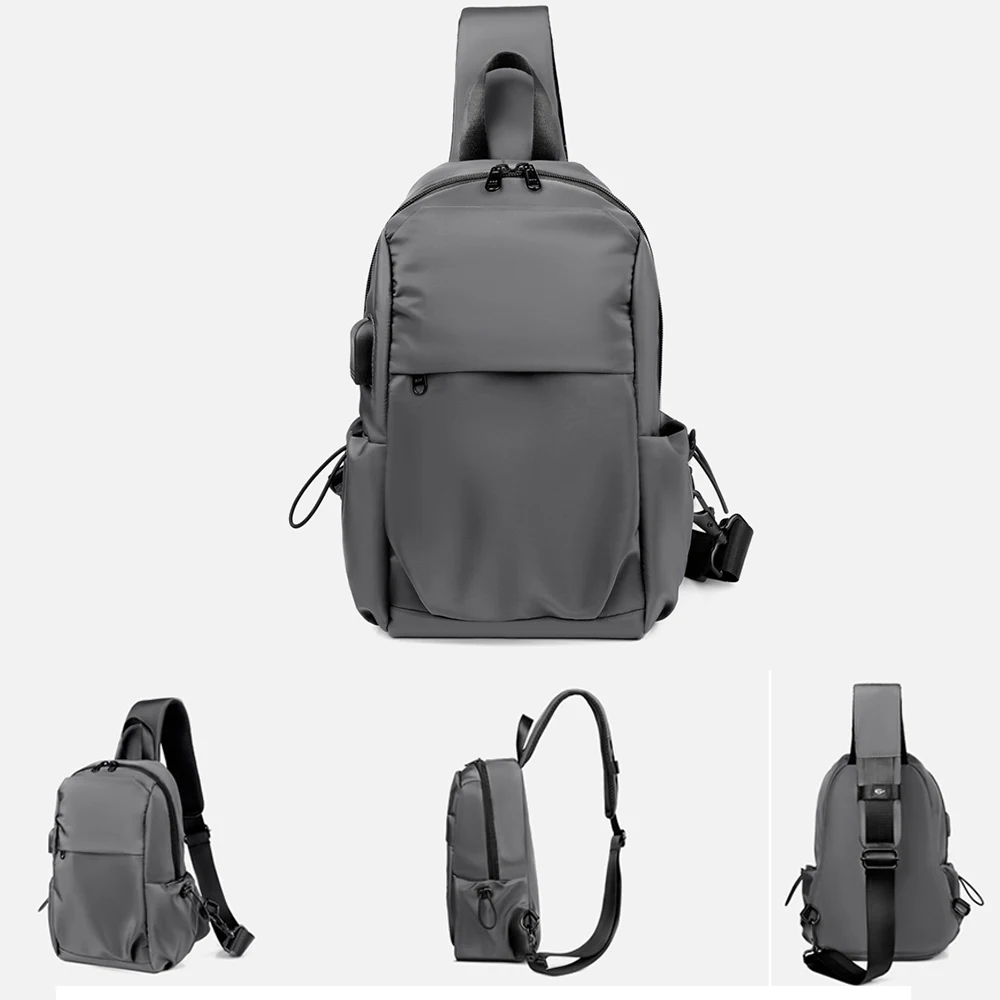 SUUTOOP Мужская многофункциональная сумка через плечо водонепроницаемая нагрудная