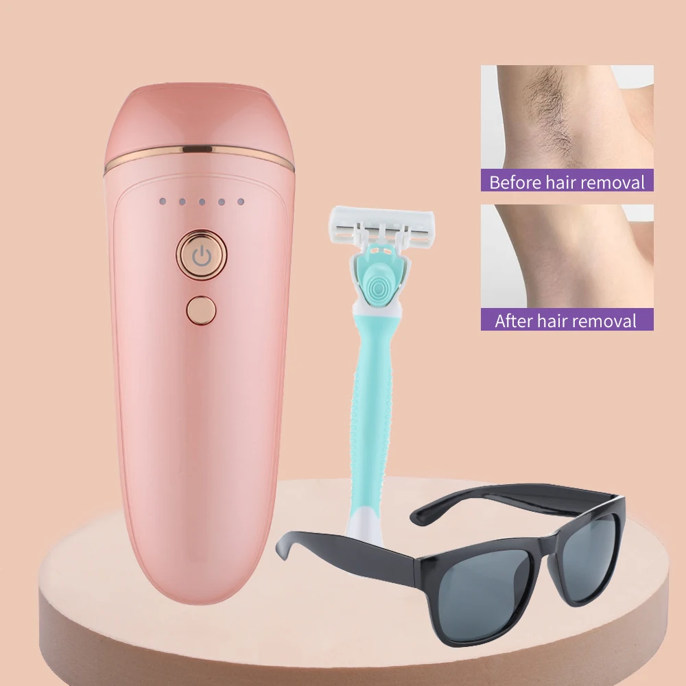 Depilador a Laser Remoção do Cabelo Depilatório para Mulher Flash Permanente Indolor Rosto Pernas Corpo Fotodepilador Dispositivo 1000000 Ipl