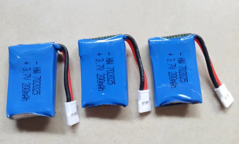 

3PCS 3.7V 200mAh Lipo Battery Spare Part for SYMA X4 X11 X13 Mini Drone Quadcopter Battery Replacement Accessory