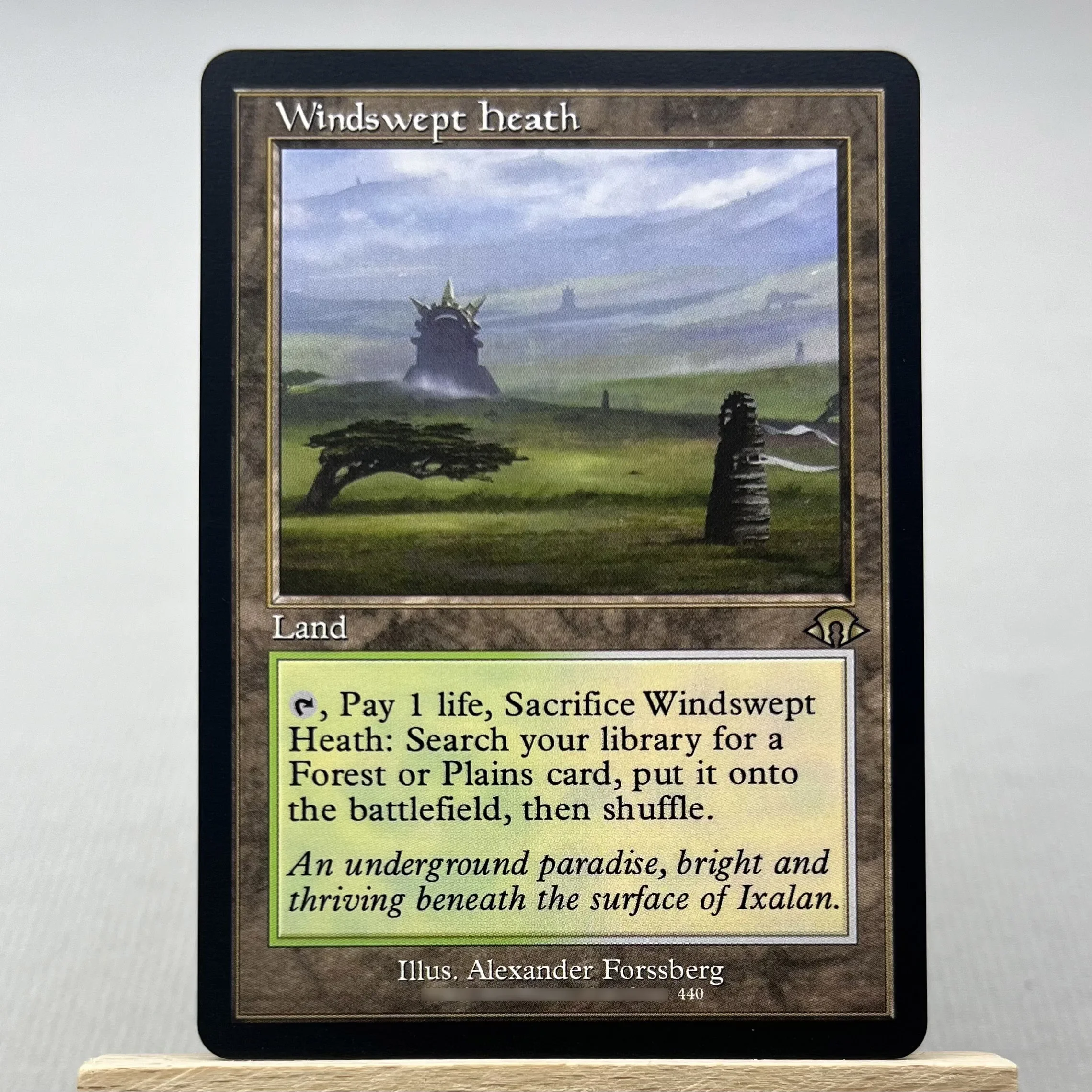MH2 MH3 HOLO10-I02 Карты Tcg Немецкие магические отечественные земли Витравные окрашенные
