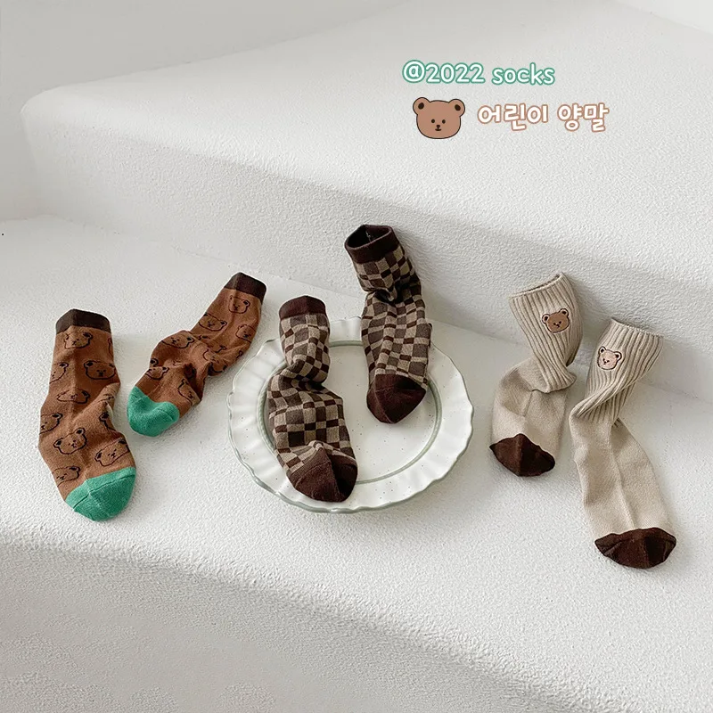 

3Pairs/lot Baby Socks Autumn Warm Cotton Kids Socks Cute Girls Cartoon Boys Infant Socks Baby Clothes Accessories