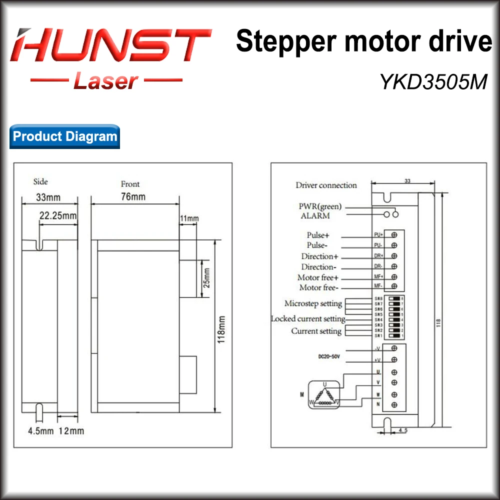 Рисунок 5 - Драйвер шагового двигателя HUNST