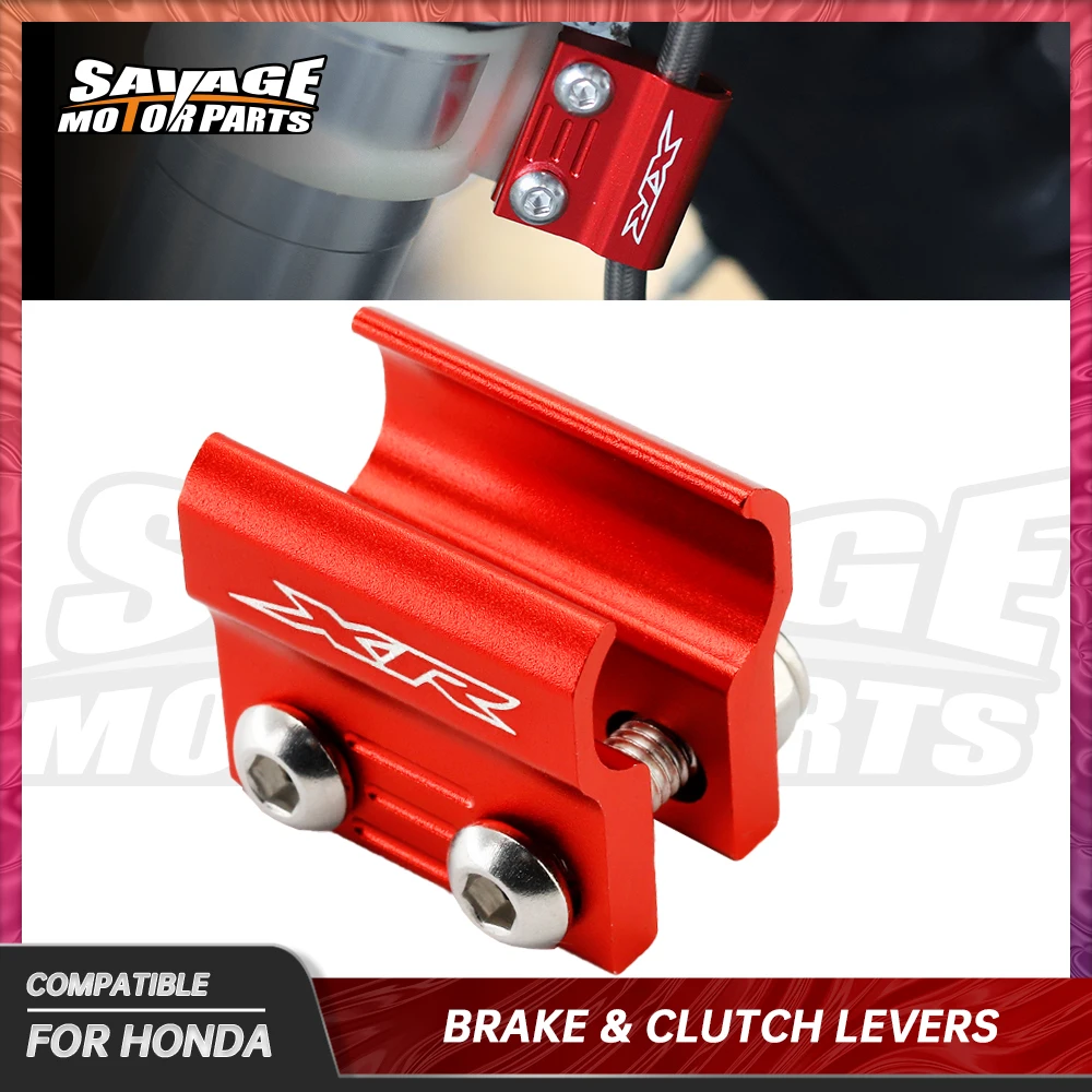 XR Motorcycle Front Brake Line Holder Hose Clamp For HONDA XR650 XR250 XR400 L/R Motard XR600R Dirt Bike Clamping Lines Parts