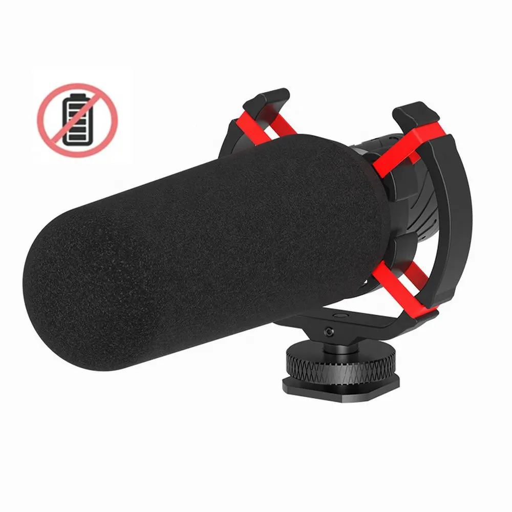 

New Professional DSLR Camera Microphone Shotgun Microfone Cardioid Pickup for Canon Nikon Sony Mobile Phone Vlog Recording