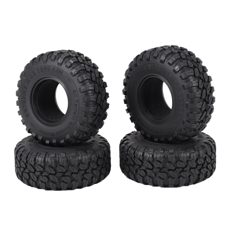 

4 шт. 118 мм 2,2 резиновые шины, колесные шины для 1/10 RC Crawler Car Axial Wraith SCX10 Капа Traxxas TRX4 TRX6 D90