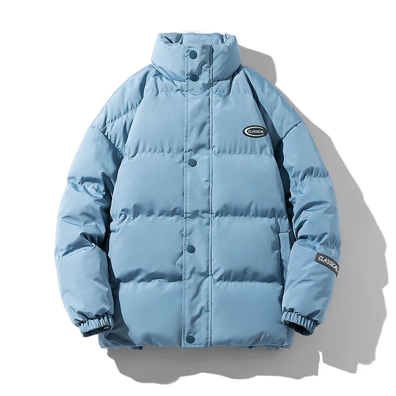 Stand-up Collar Winter Loose Cotton-padded Jacket Men's and Women's Bread Clothes Thickened Warm Couple's Cotton-padded Jacket