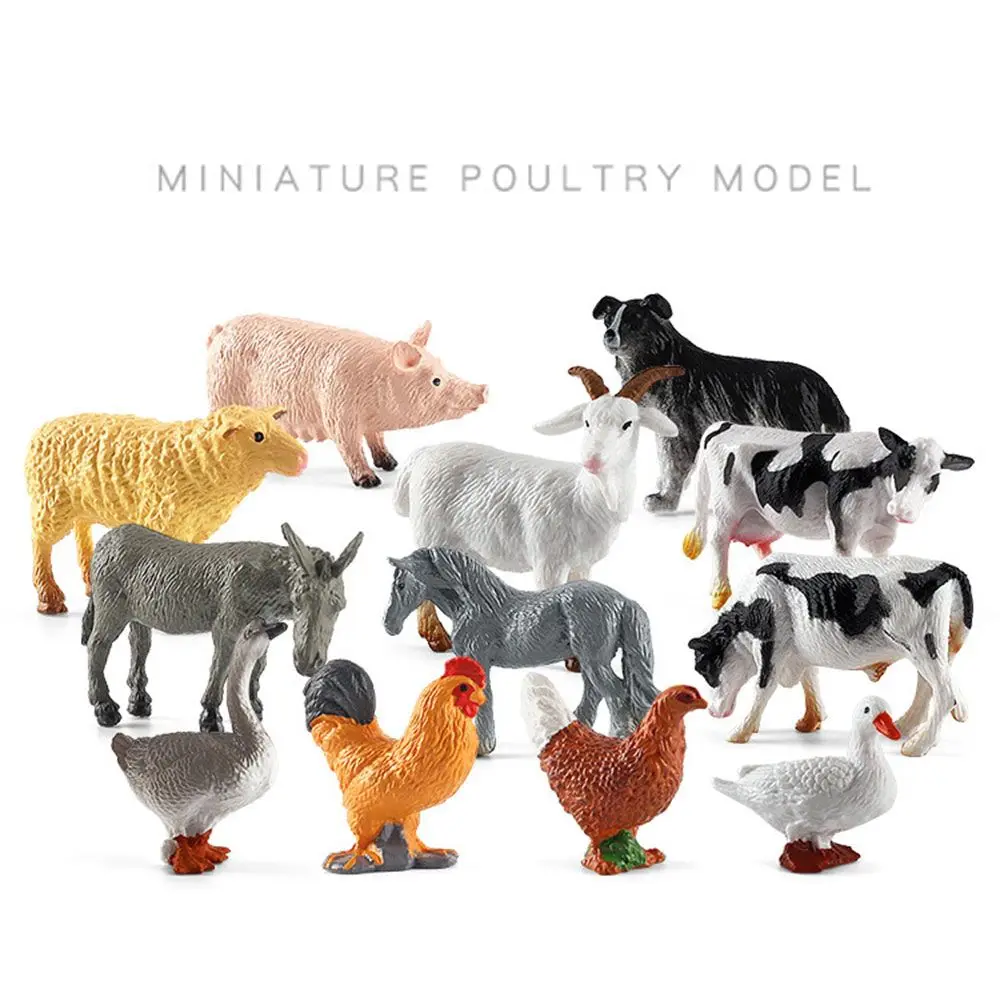 

New Education Kids Gift Realistic Simulated Poultry Figurines Animal Model Toys
