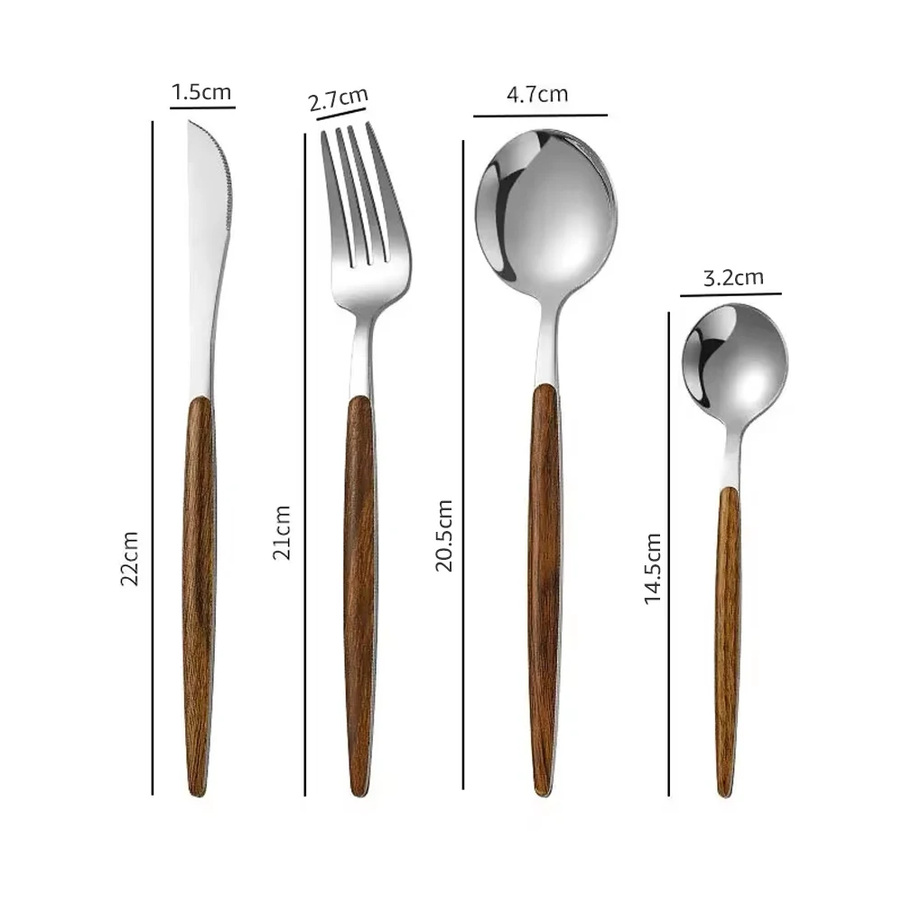 

Набор столовых приборов из нержавеющей стали 4 предмета
