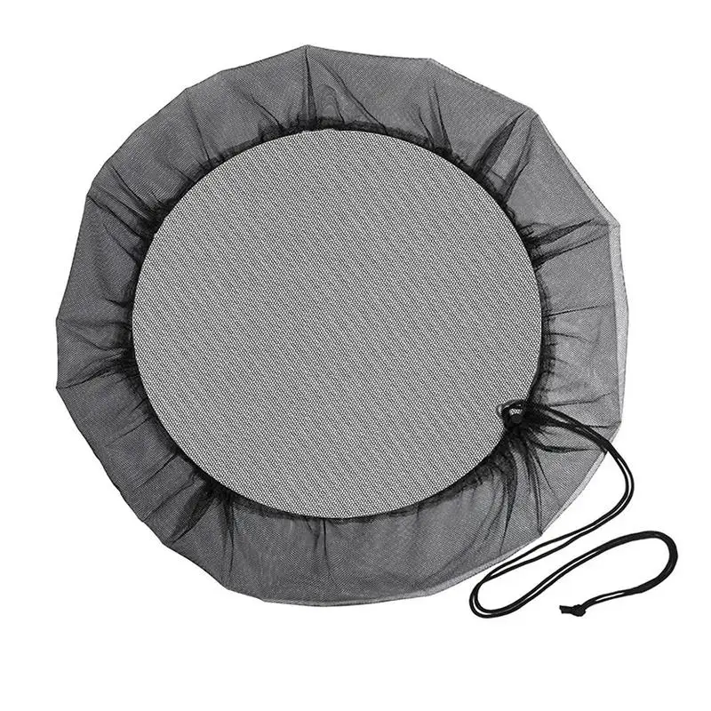

Rain Barrel Screen Mesh Cover Netting For Rain Durable Flexible Drawstring Anti Mosquito Water Protection Barrel Garden Supplies