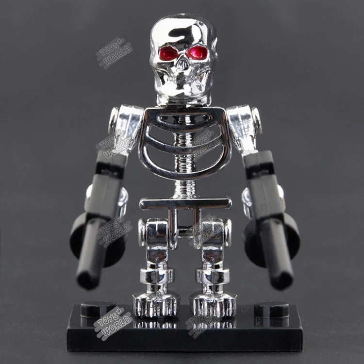 The Terminator 1 2 T800 T-1000 T-X Guardian строительные блоки мини Экшн-Фигурки игрушки |