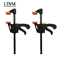 234510pcs 4 inch f clamp spreader work bar clamp woodworking f clamp clip set hard quick ratchet release diy tool wood work