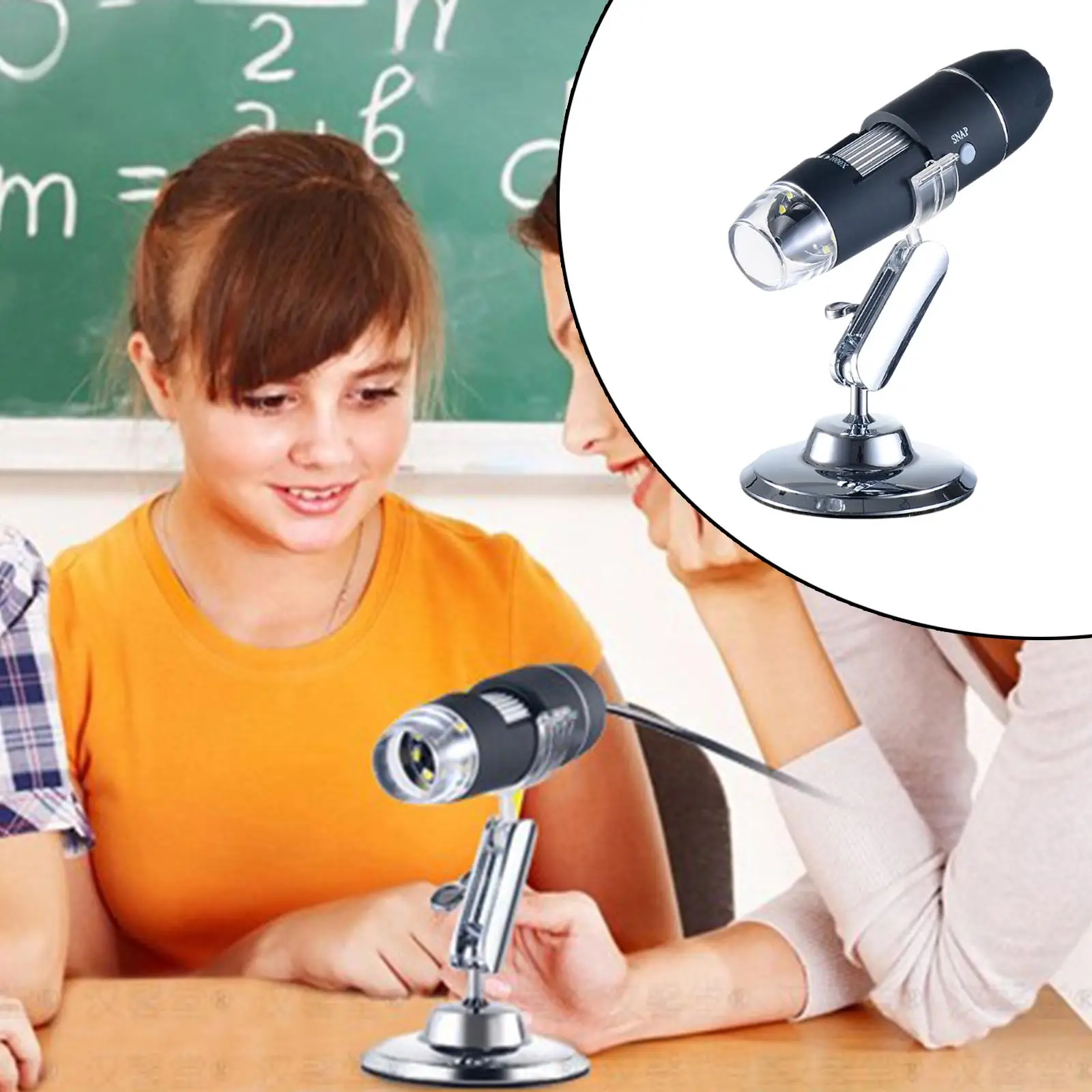

1600x Digital Microscope Camera Portable Electronic Microscope for Tablet Smartphone
