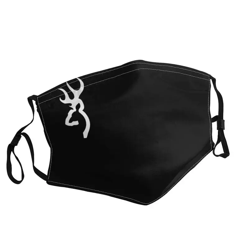 

Brownings Logo Washable Mouth Face Mask Adult Unisex Dustproof Mask Protection Cover Respirator Muffle