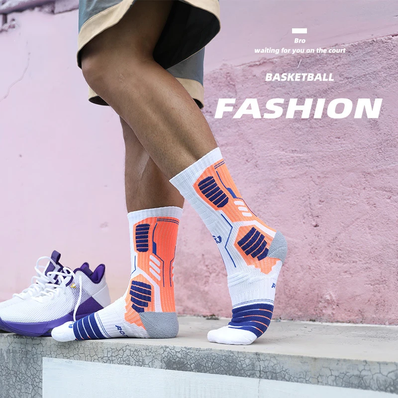 Basketball Ball Men Women Cycling Sock Running Sock Combat Elite Basketball Socks Stockings Basketball Thick Towel Sports Socks