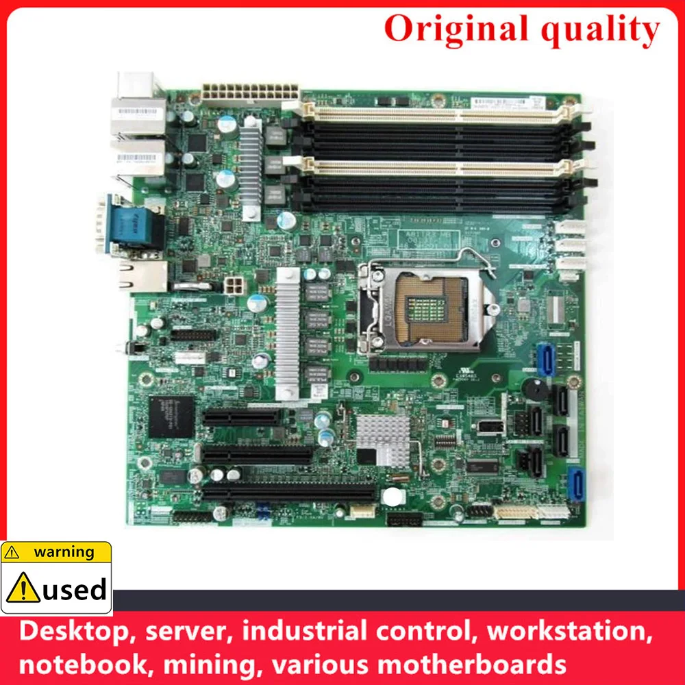 

Б/у 100% протестированная десктопная материнская плата HP ProLiant DL120 G6 LGA 1156 DDR3 576932-001 531560-001 A81TR3 MB 08137-1 48. 5h201. 011