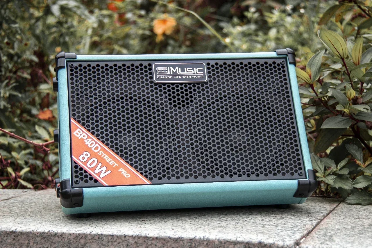 COOLMUSIC BP40D 80 Вт усилитель для акустической гитары с батарейным питанием и входом