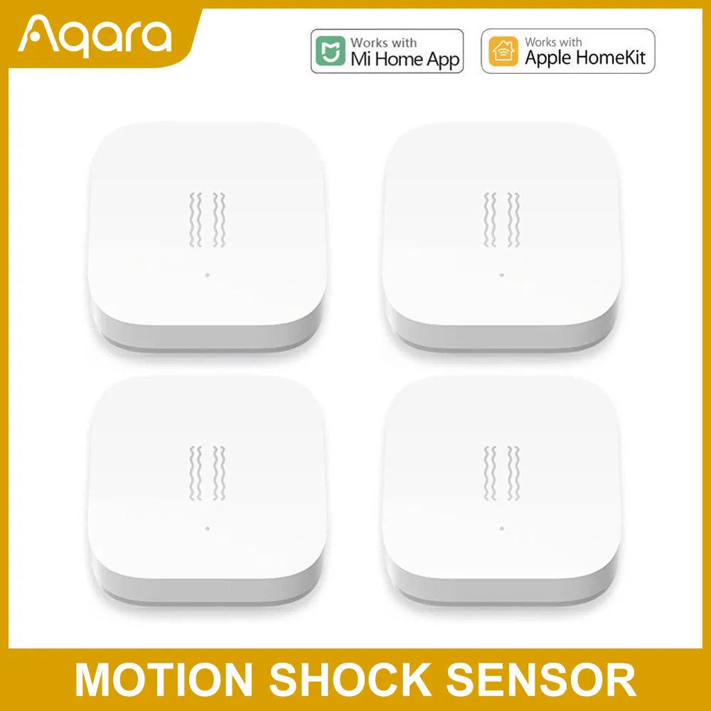 Aqara Vibration Sensor Zigbee Motion Shock Sensor Detection Alarm Monitor Built-in Gyro For Home Safety for Mi Home App