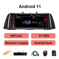 10 25 4g lte android 11 0 car radio stereo multimedia navigation player gps for bmw 5 series f10 f11 2010 2016 cic nbt system