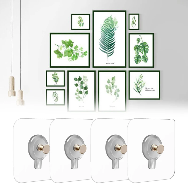 20Pcs/set Non-Trace Self Adhesive Nails Hook for Photo Frame Picture Hole Hanging Nail Wall Paste Tack Photos Cross Stitch |