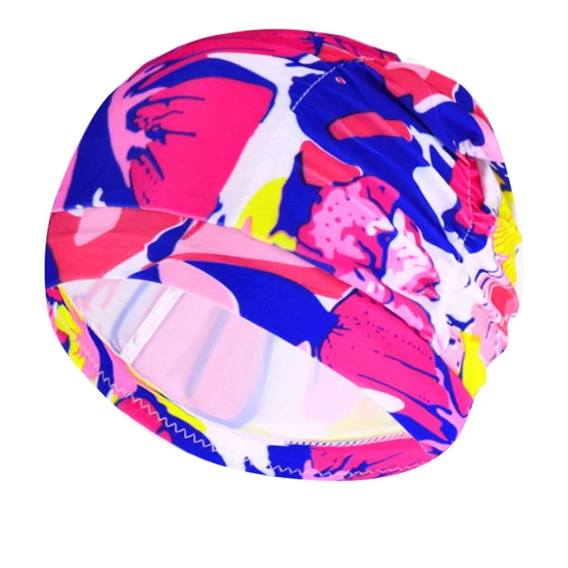 

Pleated Fabric Polyester 12.80-27.6inch High Quality Comfortable Applicable to Four Seasons 1 Pcs Ladies Swimming Cap