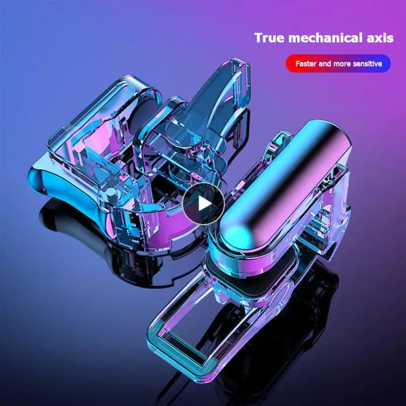 

Simple Gamepad Joystick For Pubg Mobile Integrated All-alloy Button Movable Buckle Game Triggers Double-sided Silicone Durable