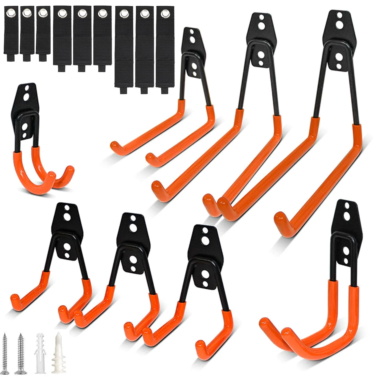 Car Garage Hooks, Wall Storage Hooks with Extension Cord Sto