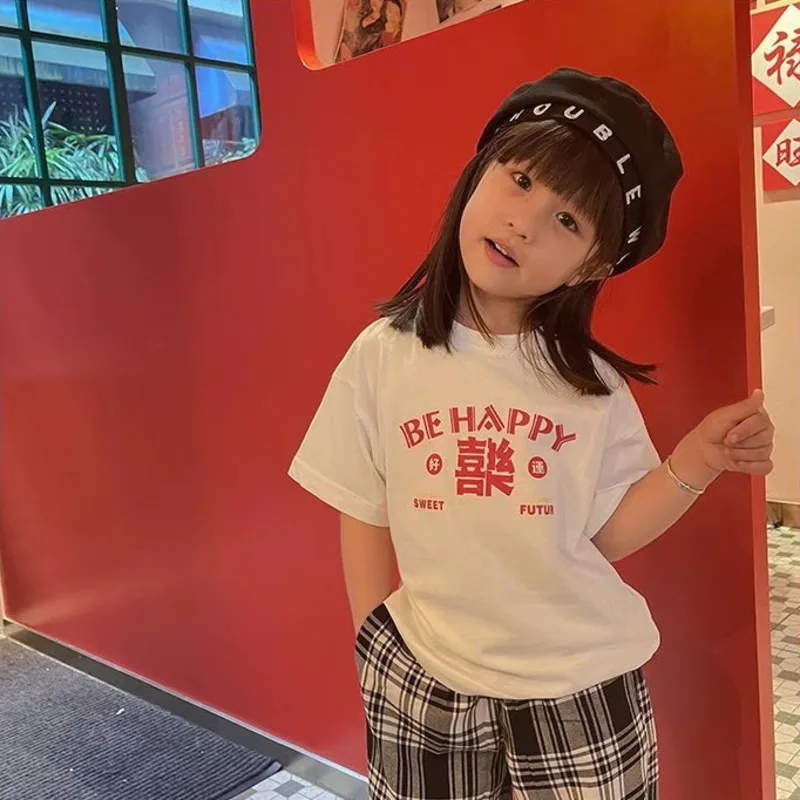 

T-shirts Girl Clothes From 8 To 10 Years Short Sleeve Tee Shirt Infant Tops Children's Summer Clothing For Girls T-shirt Top