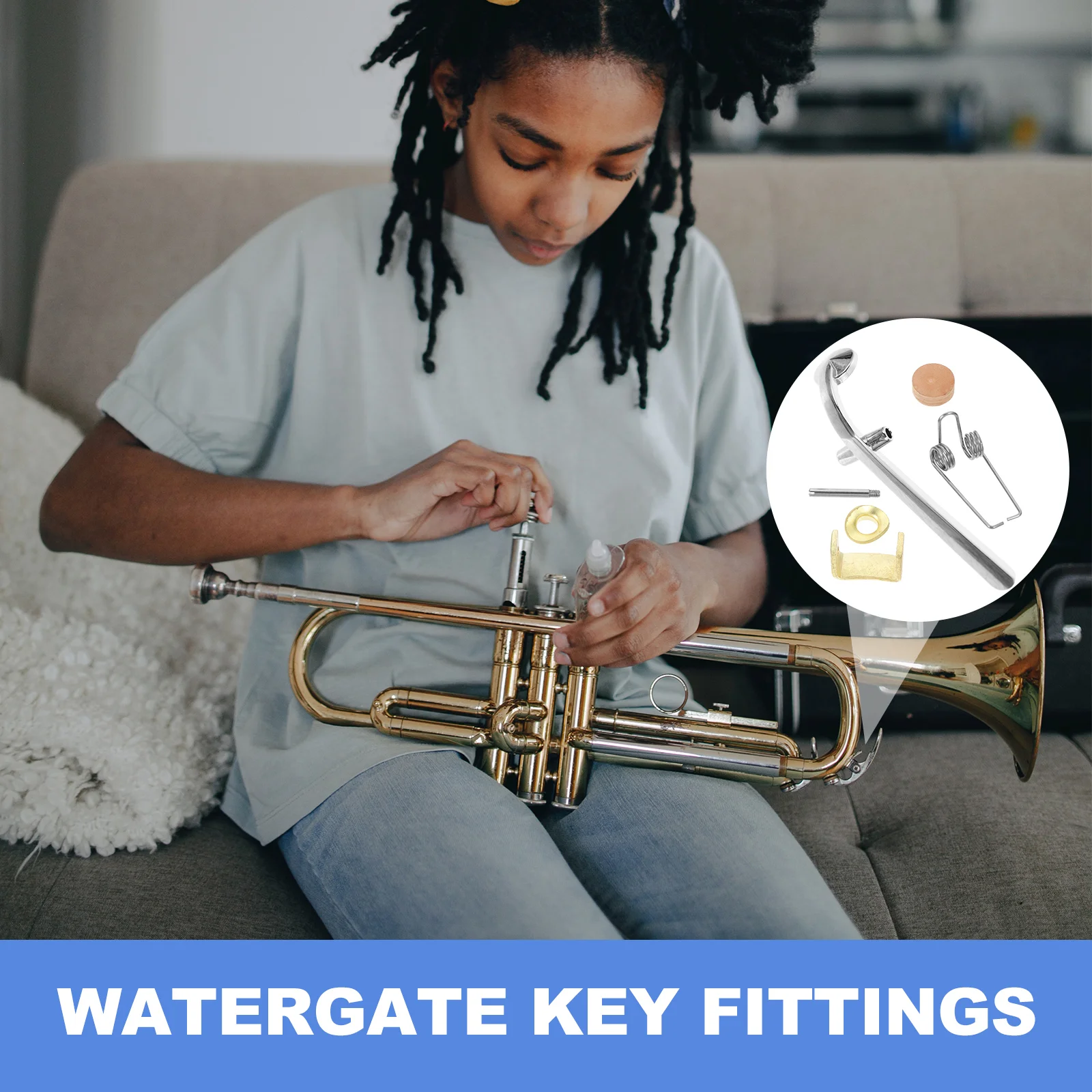 Ключ Полный набор аксессуаров для тромбонов Пробки Инструмент Труба Деревянный