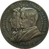 1922 brazilian coin copper plated silver antique coin crafts collection copy