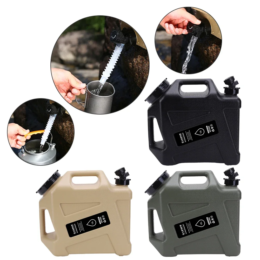 Портативное водяное ведро для кемпинга 12 л