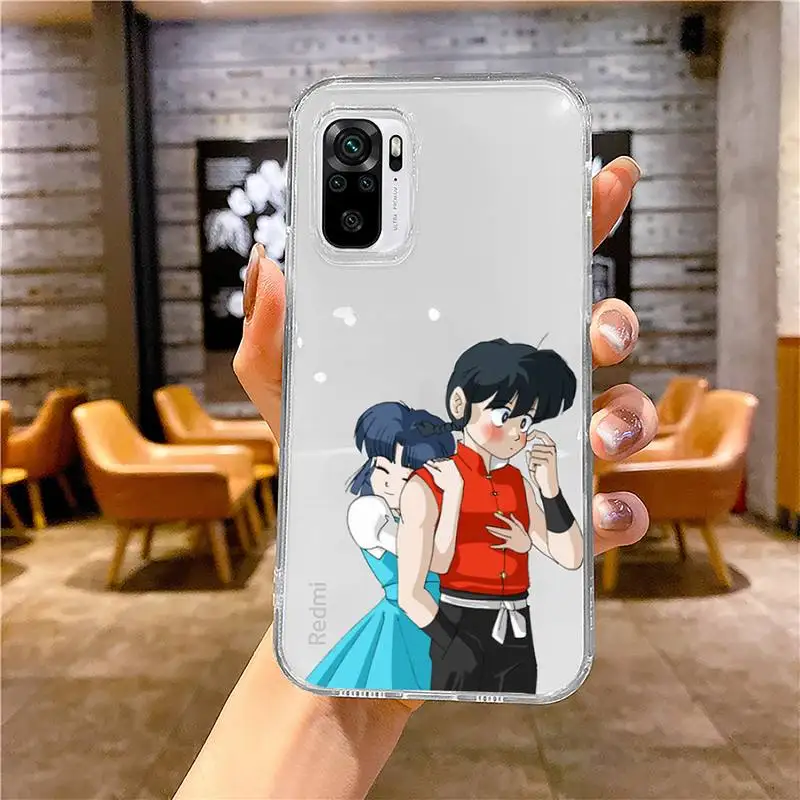 Чехол Ranma 1 2 для телефона с японским аниме прозрачный Xiaomi redmi note x f poco 10 11 9 7 8 3 i t s pro