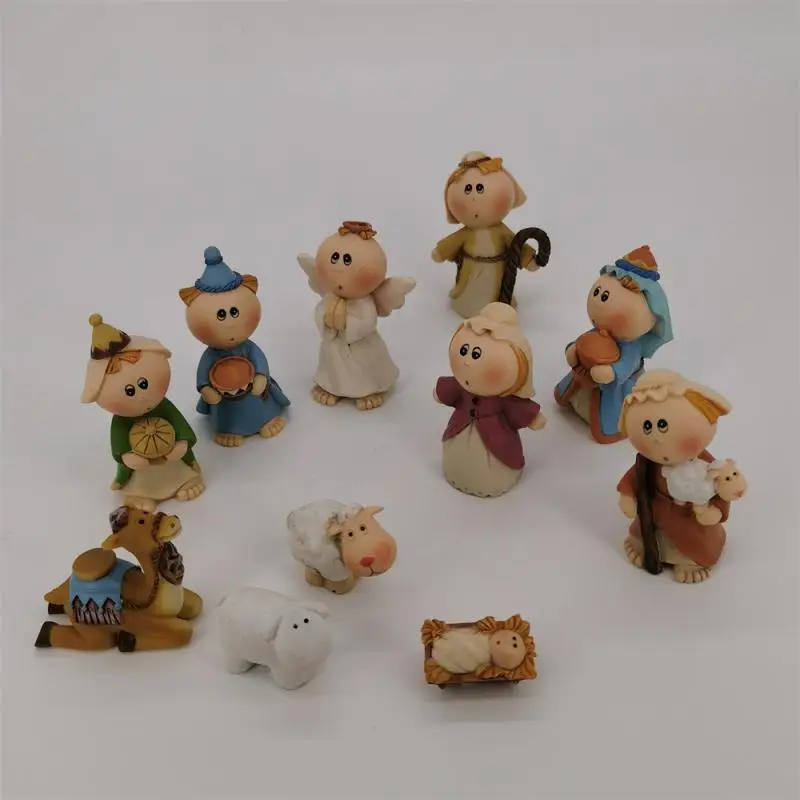 

Atmosphere Layout Jewelry Christmas Decoration Desktop Decoration Durable Modern Simplicity Christmas Ornaments Resin