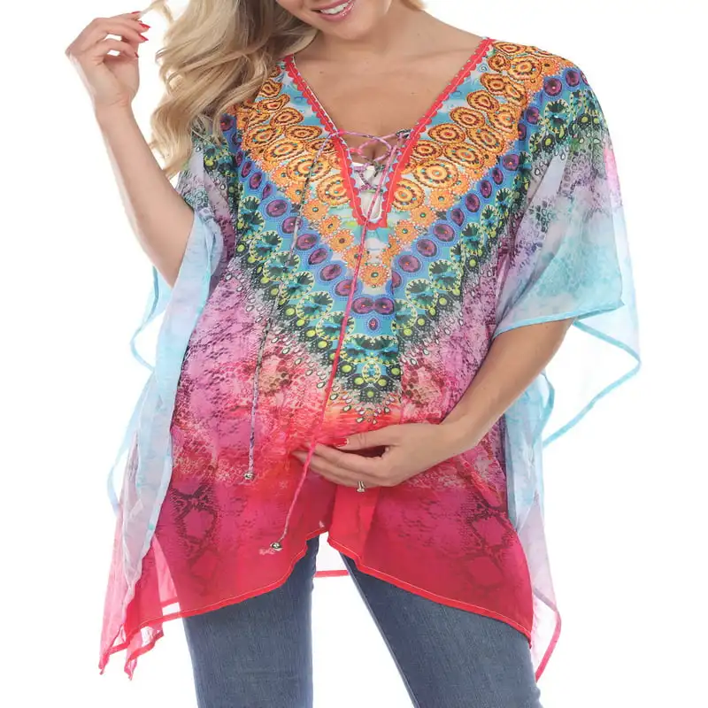 

Maternity Animal Print Caftan