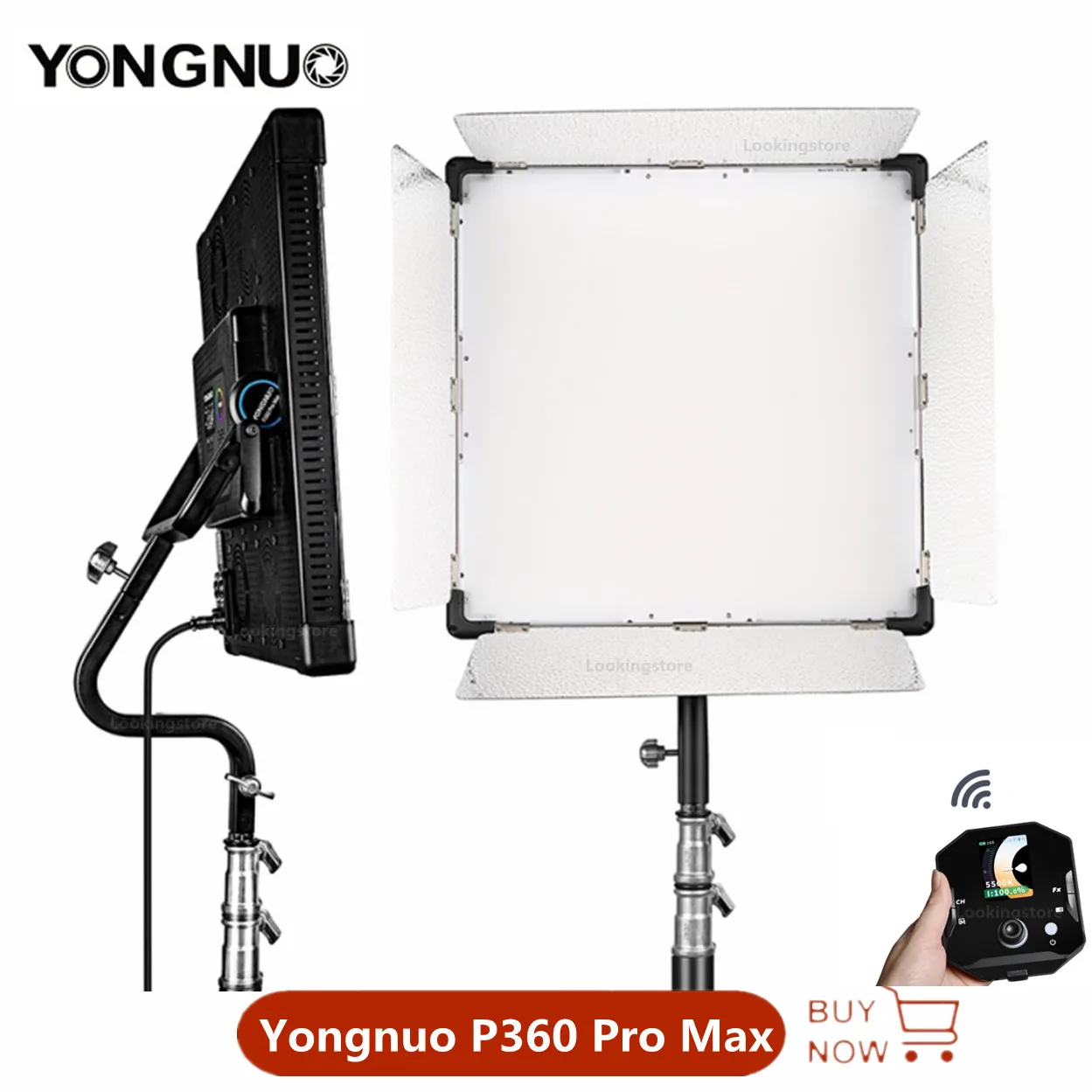 

Yongnuo P360 Pro Max LED Photo Studio Light 2000K-10000K RGB Panel Lighting Photo Studio Lamp for Photography Video Recording