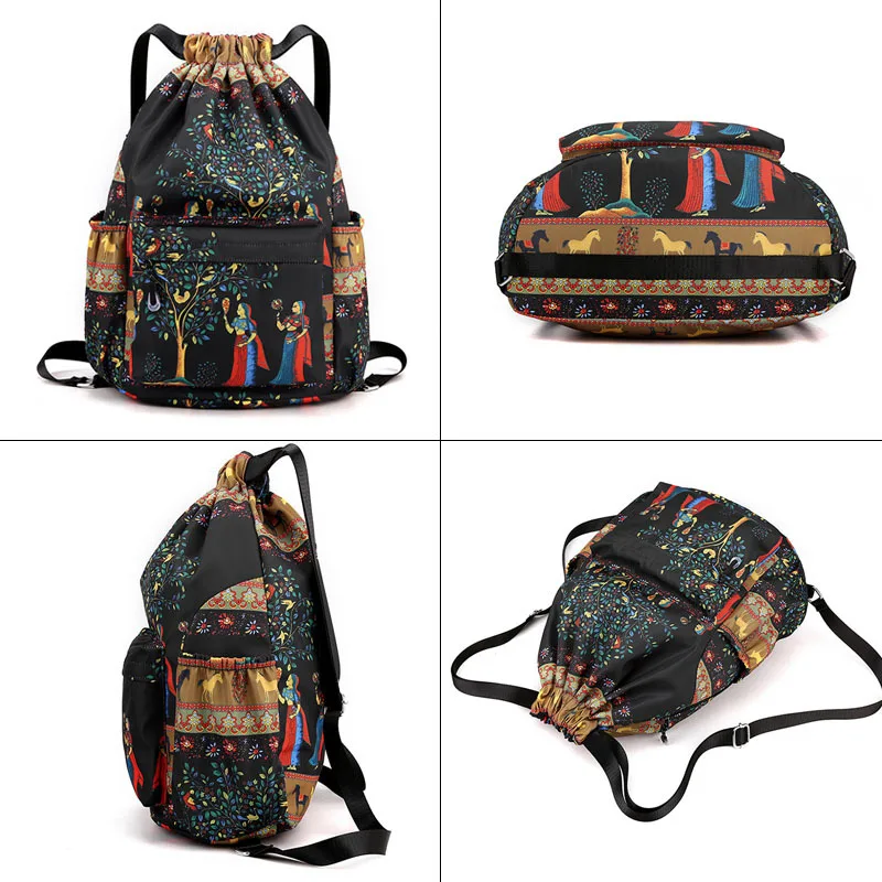 Sport Bags For Women Outdoor Travel Mochila Femenina Waterproof Drawstring Fitness Swimming Bag Basketball Bicycle Rugzak Mannen |