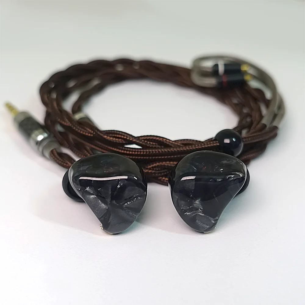 Наушники-вкладыши MONYUE M8 10 мм DLC DD + 3BA HiFi IEMs динамические и сбалансированные