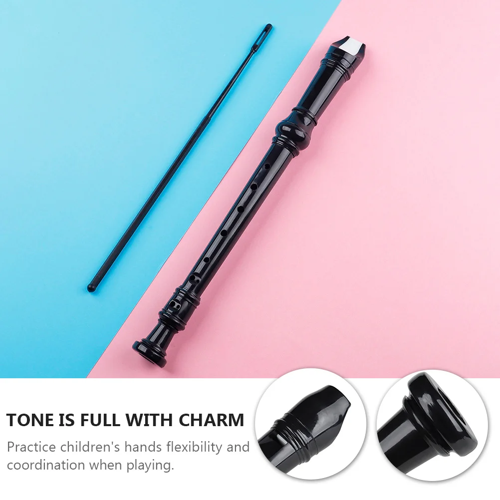 Кларнет детские игрушки детский 8-луночный рекордер музыкальный черный