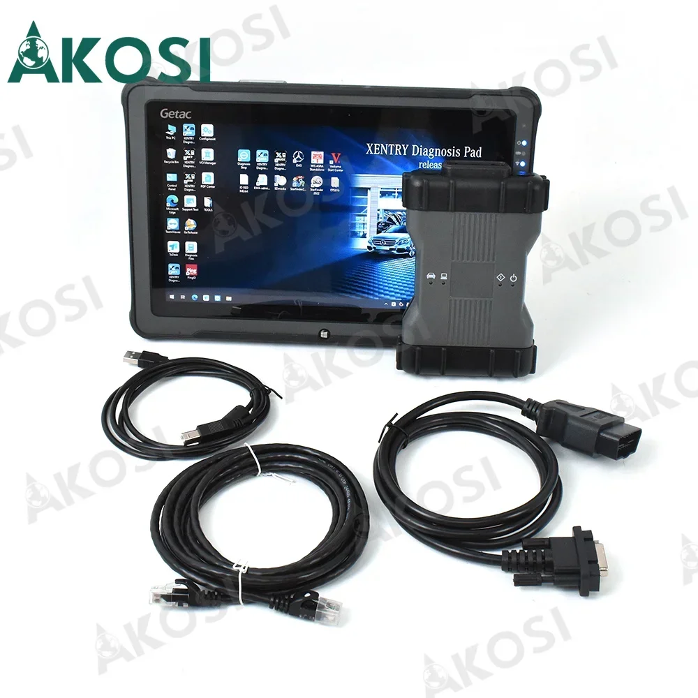 Таблетка Getac F110 + диагностический инструмент полный набор MB SD C6 Xentry DoIP Diagnosis Multiplekser