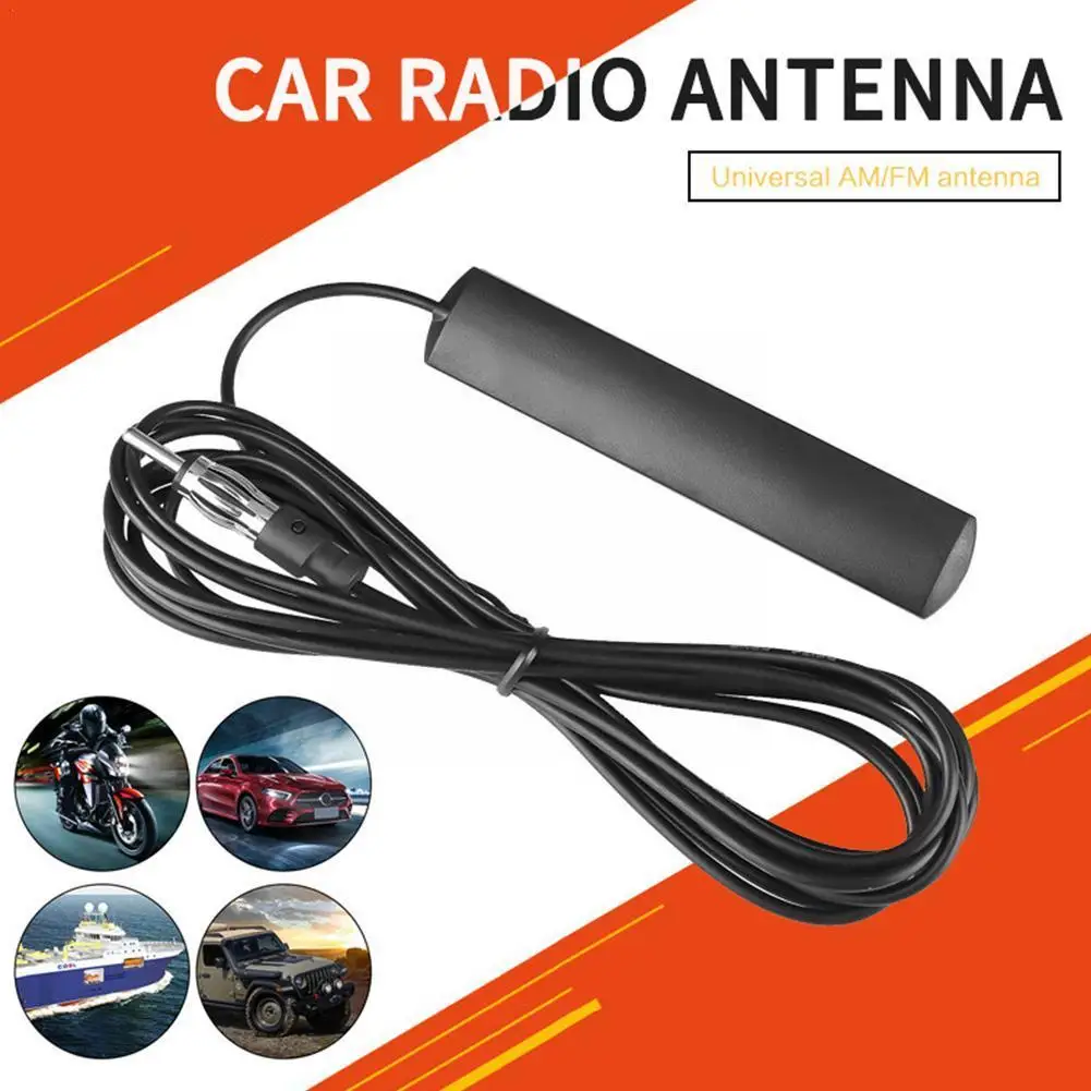 

ANT-309 Car Radio Amplifier Antenna Signal Booster FM Electronic Car Amplifier Antenna Radio Stereo Aerial X2D8