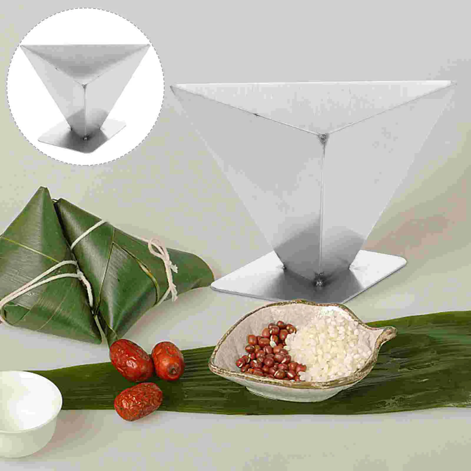 

Practical Convenient Stainless Steel Zongzi Mold Festival Zongzi Making Mold for