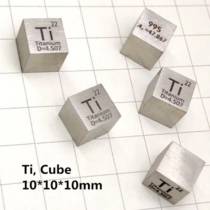 7 шт./компл. 10 мм элемент Cube медь цинк титан молибденовый никель алюминий хром |