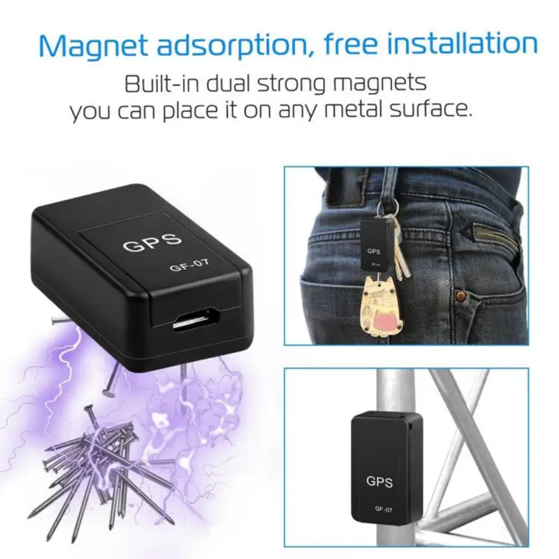 GF07 Magnetic Mini Car Tracker GPS Real Time Tracking Locator Device Real-time Vehicle Dropshipping | Безопасность и защита