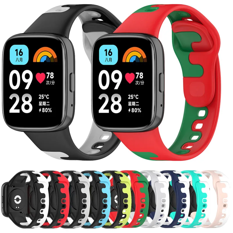 

Soft Silicone Wristband For Redmi Watch 3 Active Strap Replacement Bracelet For Redmi watch3 lite Smartwatch Accessories Correa