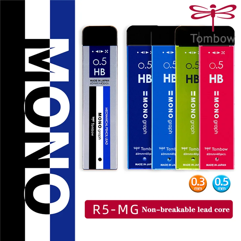 Leads R5-mg Automatic Core 2b/hb School Black 0.3/0.5mm For 