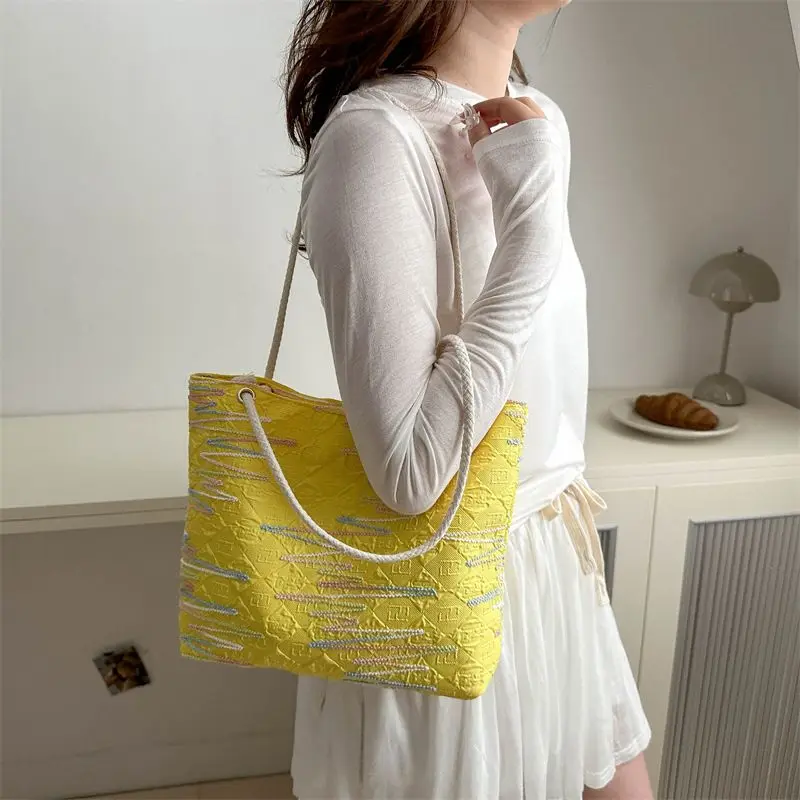 Новинка 2024 модная летняя крутая Красивая Повседневная Сумка-тоут через плечо
