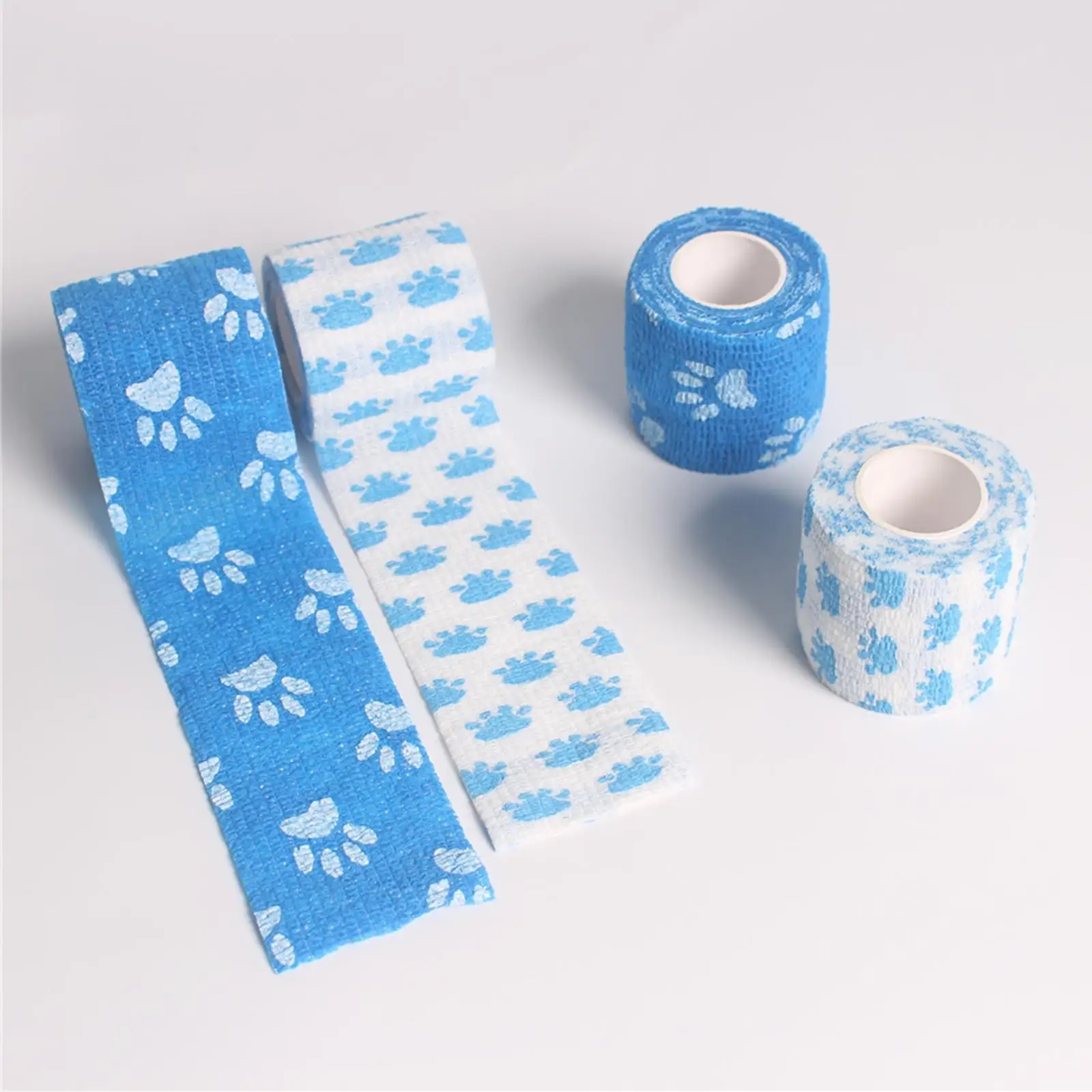 

4Pcs 5cm*4.5m First Aid Elastic Adhesive Stretchy Bandage Strap
